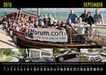 7-forum.com Wandkalender 2018, Motiv September: 13. 7-forum.com Sternfahrt nach Siófok am Plattensee (Ungarn) im September 2017.