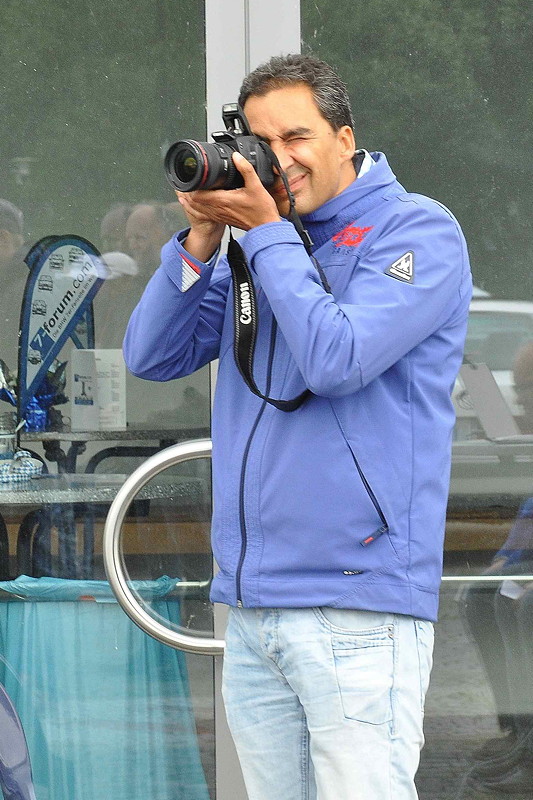 John ('Johnnie Turbo') aus den Niederlanden beim Fotografieren