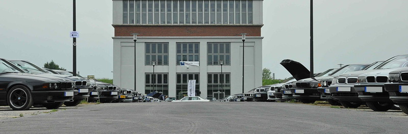 Blick auf den Parkplatz und den F�rderturm, 7-forum.com Jahrestreffen 2015