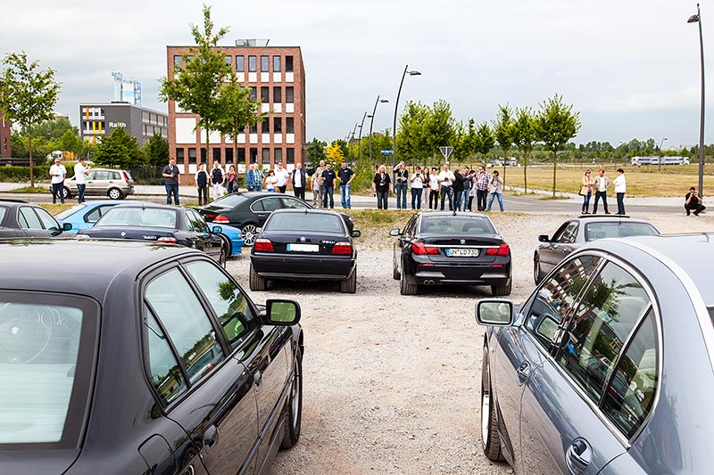 Gruppenfoto auf Phoenix West