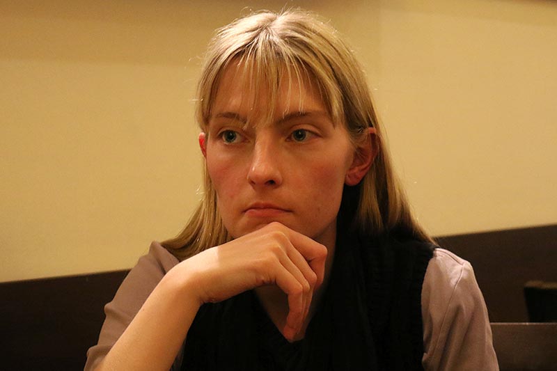 ORGA-Team Mitglied Viola am Abend ('*Phoebe*')