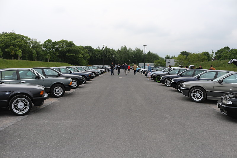 BMW 7er Parkplatz beim 7-forum.com Jahrestreffen 2015 in B�nen