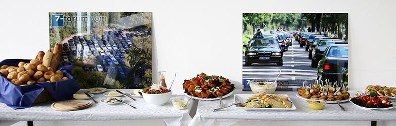 Jahrestreffen 2015: Buffet am Abend