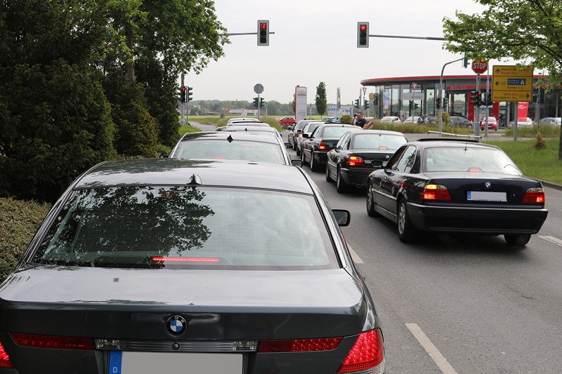 Konvoifahrt nach Phoenix West in Dortmund