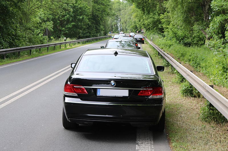 Konvoifahrt nach Phoenix West in Dortmund