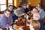 Stammtischrunde im Café del Sol in Castrop-Rauxel im März 2016