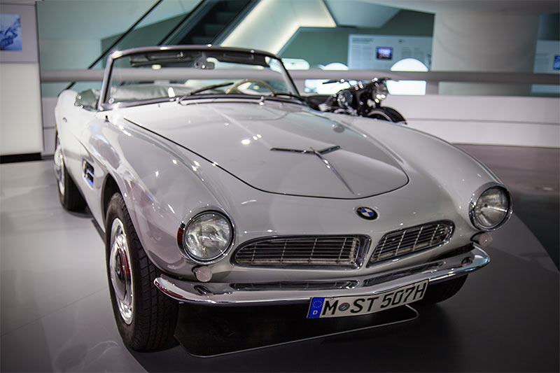 Meisterst�ck 22: BMW 507. Er gilt als einer der sch�nsten Sportwagen seiner Zeit. Es wurden nur 254 Exemplare gebaut.