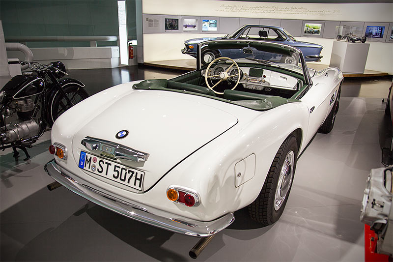 Meisterst�ck 22: BMW 507. Designt von Albrecht Graf von Goertz. Roadster mit Alu-Karosse, auf der IAA 1955 erstmals pr�sentiert.