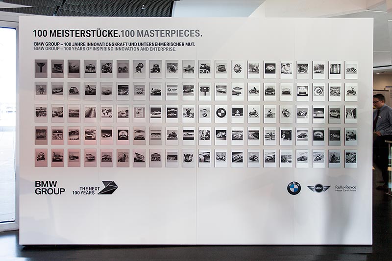 Sonderausstellung '100 Meisterst�cke' im BMW Museum in M�nchen