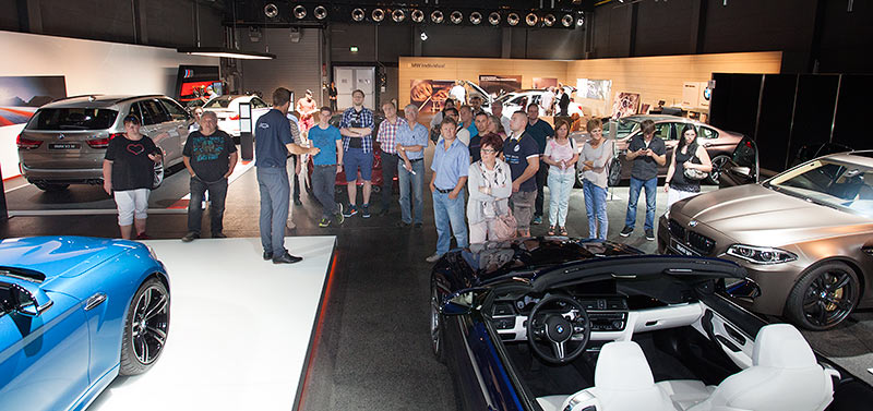 Besichtigung im BMW M Studio, Gruppe 1