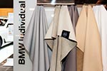 BMW Individual Merino Leder Muster in verschiedenen Farben, BMW M Studio