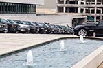 7-forum.com Jahrestreffen 2016: Springbrunnen vor der BMW Konzernzentrale.