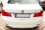 7-forum.com Jahrestreffen 2016: BMW 760Li von Horst ('mystica'), direkt vor der Konzernzentrale geparkt.