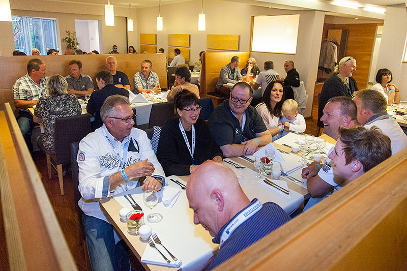 Jahrestreffen 2016: gemeinsames Abendessen im NH Messehotel