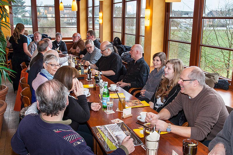 Rhein-Ruhr-Stammtisch im Januar 2017 im Caf del Sol in Castrop-Rauxel