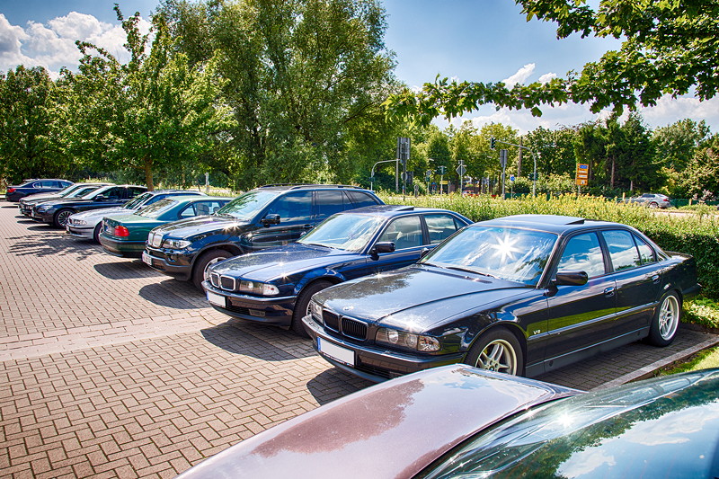 Rhein-Ruhr-Stammtisch im August 2017: Stammtisch-Parkplatz vor dem Caf� del Sol in Castrop-Rauxel