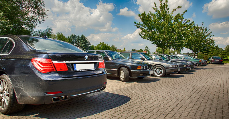 Rhein-Ruhr-Stammtisch im August 2017: Stammtisch-Parkplatz vor dem Caf� del Sol in Castrop-Rauxel