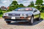 Rhein-Ruhr-Stammtisch im August 2017: DeLorean DMC-12 von Peter ('JOY'). Mit 6-Zylinder Renaultmotor, 132 PS.