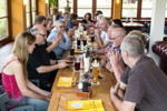 Rhein-Ruhr-Stammtisch im August 2017: 21 Teilnehmer kamen zum Café del Sol in Castrop-Rauxel