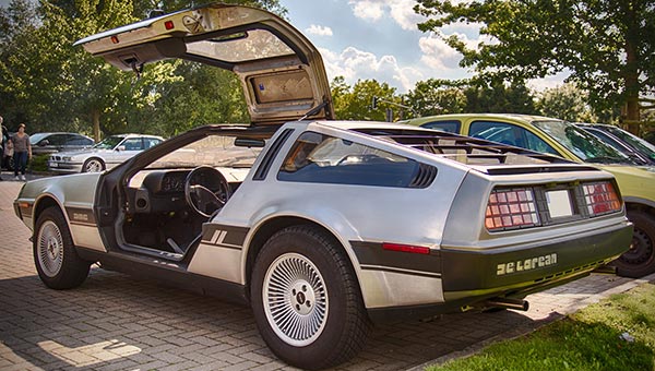 DeLorean DMC-12 beim Rhein-Ruhr-Stammtisch im August 2017