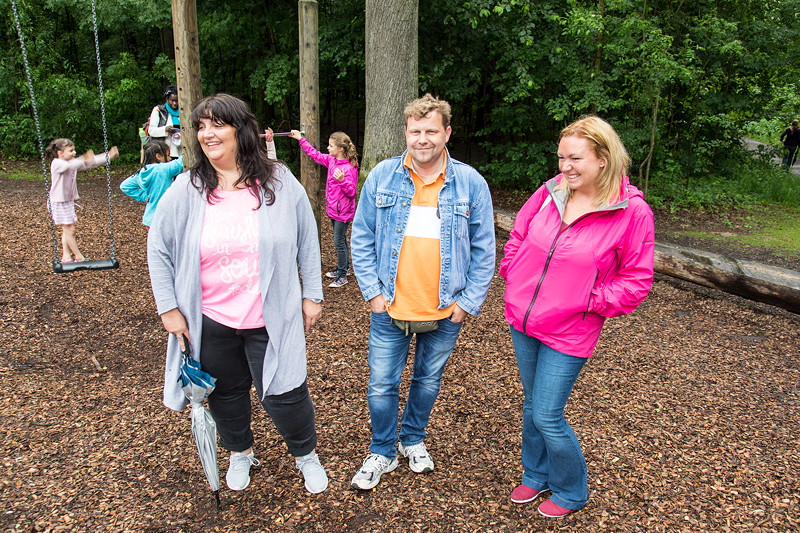 7-forum.com Jahrestreffen 2017: Stefans Lebensgef�hrtin Diana, Stefan ('Jippie') und Veru