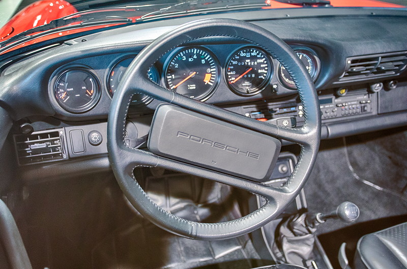 Porsche Museum in Stuttgart-Zuffenhausen: Porsche 959, Cockpit