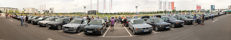 7-forum.com Jahrestreffen 2017: BMW 7er-Parade an der Motorworld