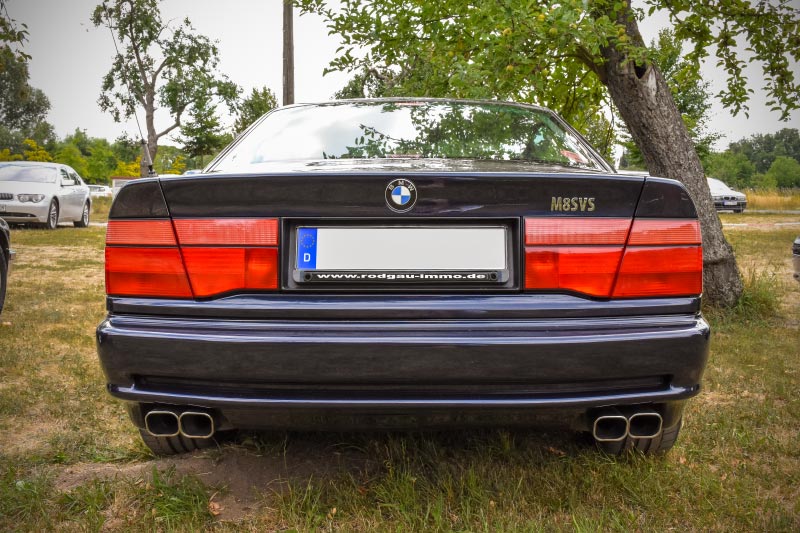 7er-S�dhessenstammtisch meets 8-Series Club. BMW 850i (E31) von Treffen-Organisator Manfred ('hoerky').