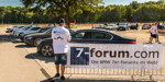 Jürgen ('Yachtliner') in seinem Südhessen Stammtisch Polo am 7-forum.com Banner, BMW Scene Show 2018.