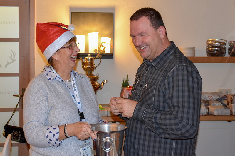 7er Sdhessen (Weihnachts-) Stammtisch im Dezember 2018: Sigrid und Jrgen ('Yachtliner')