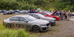 BMW Power Day 2021 in Enspel. BMW G11/G12-Modelle, neben dem roten BMW Alpina B7 (F01).