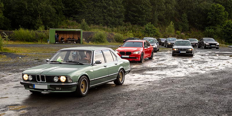 BMW Power Day 2021 in Enspel. BMW 735i (E23) von Michal ('bmwe23')