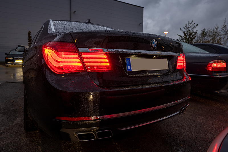 249. Rhein-Ruhr-Stammtisch im November 2023: BMW 760Li (F02 LCI) von Sebastian ('Bastl')