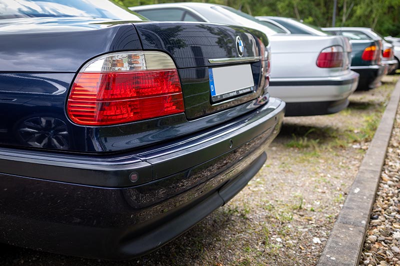 255. Rhein-Ruhr-Stammtisch im Mai 2024: BMW 740i (E38) von Michael ('mikel2002rot')