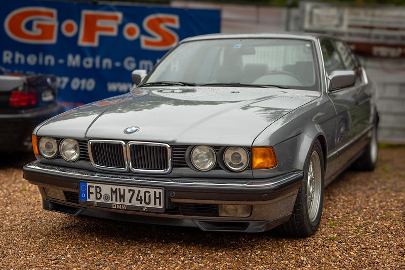 150. Treffen der 7er BMW Freunde S�dhessen, vorne: BMW 740i (E32) von Ralf ('urkron')