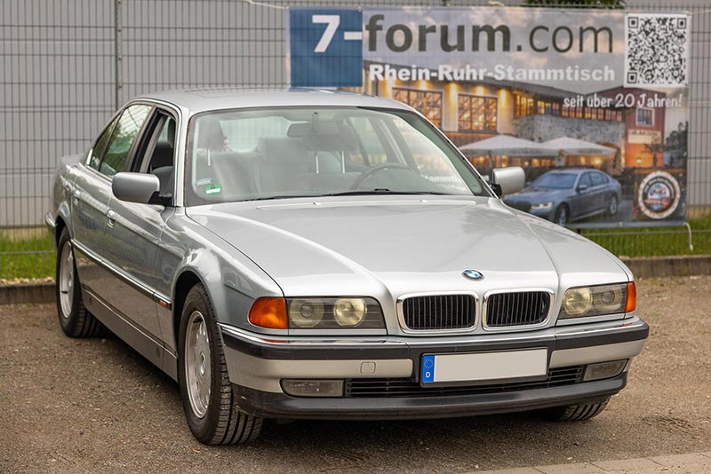 256. Rhein-Ruhr-Stammtisch im Juni 2024: BMW 730i (E38) von Uwe ('CFJoe')