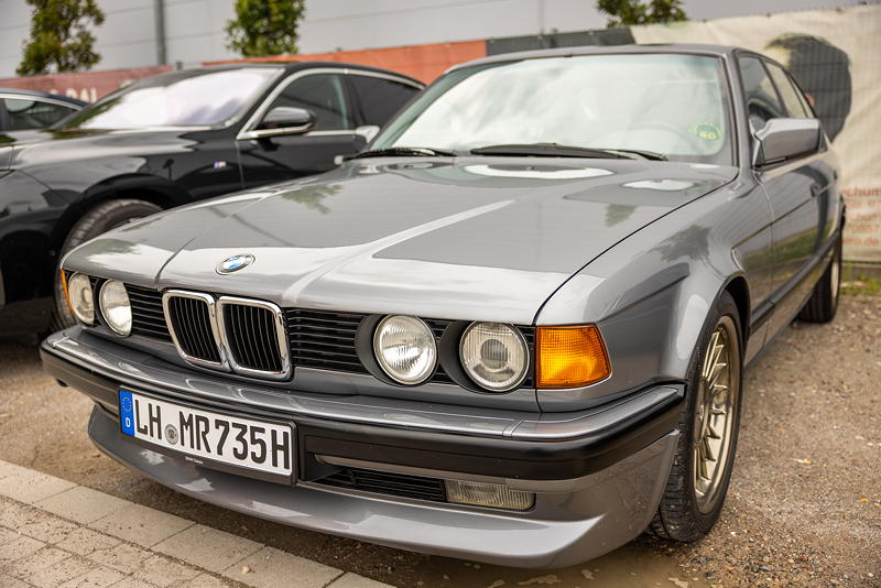 258. Rhein-Ruhr-Stammtisch im August 2024: BMW 735i (E32) von Dirk ('e32 Liebhaber')