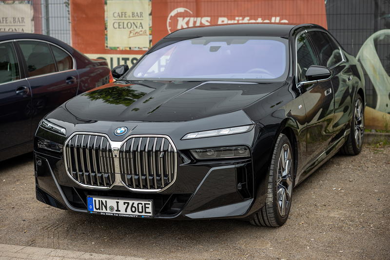 258. Rhein-Ruhr-Stammtisch im August 2024: BMW i7 xDrive60 (G70) von Christian ('Christian')