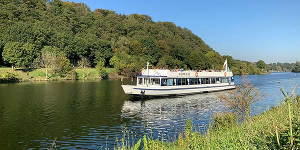 Am Montag unternehmen wir eine Schifffahrt auf dem Kemnader See