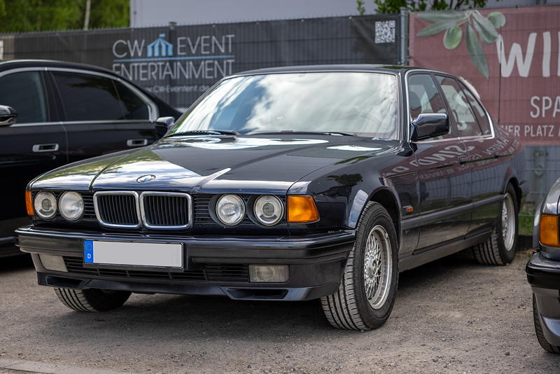 Rhein-Ruhr-Stammtisch im Mai 2025: BMW 740i (E32) von Werner ('Blacky94')