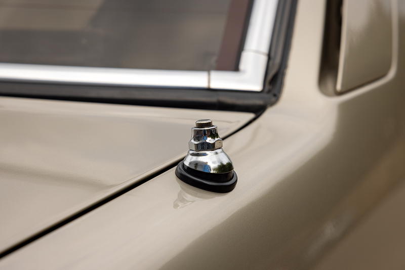 Rhein-Ruhr-Stammtisch im August 2025: BMW 732iA (E23) von Peter ('TurboPeter'), Antenne