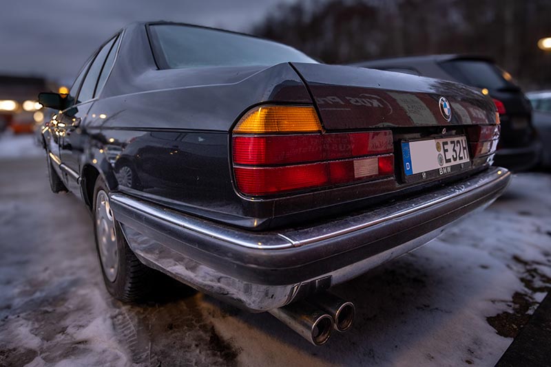 Rhein-Ruhr-Stammtisch im Januar 2026: BMW 730i (E32) von Udo ('black-diamond')