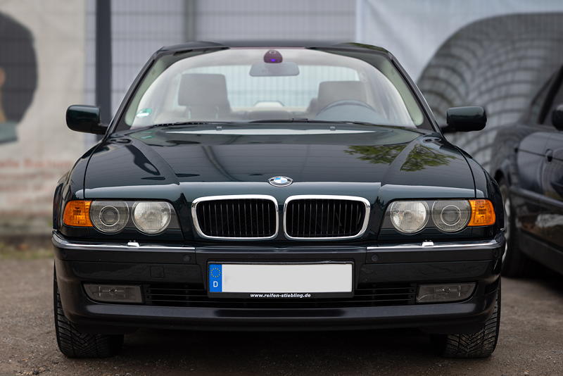 Rhein-Ruhr-Stammtisch im April 2026: BMW 728i (E38) von Stammtisch-Organisator Gregor ('leopold456')