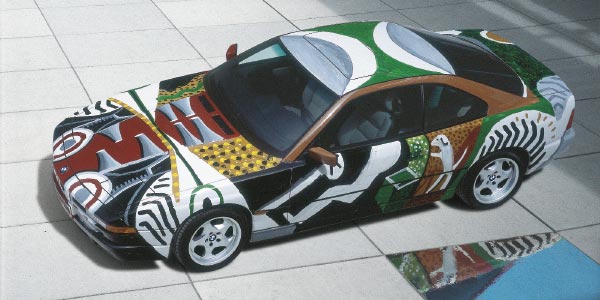 David Hockney, Art Car, 1995 - BMW 850 CSi 