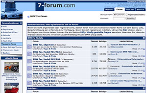 Screenshot BMW 7er-Forum