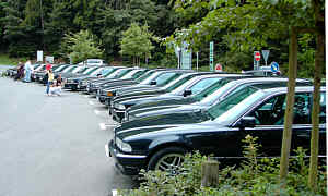 BMW 7er Parade beim Treffen am Edersee