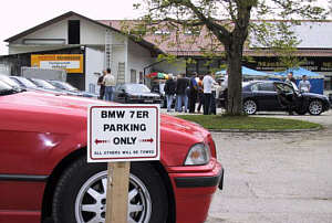 BMW 7er Parking only!