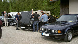 BMW 7er-Treffen in Anzing