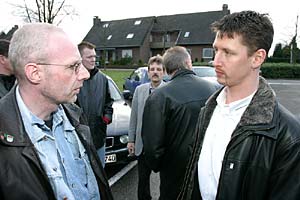 Willy und Alex auf dem BMW 7er-Stammtisch in Moers im Februar 2004