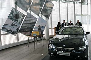 BMW 6er Individual im Besucher-Pavillon